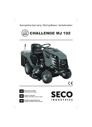 Samohodne kosilice za travnjake i vrtni traktori SECO Challenge MJ