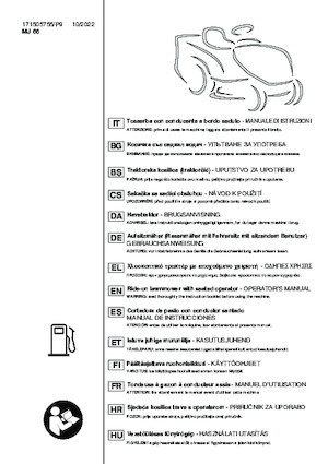 Samohodne kosilice za travnjake i vrtni traktori Stiga Combi 166