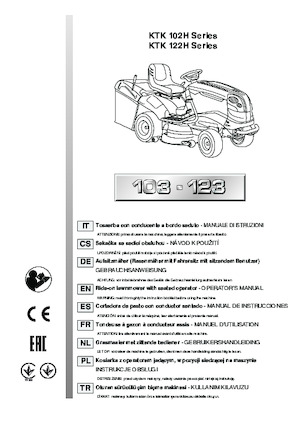 Samohodne kosilice za travnjake i vrtni traktori Efco EF 123/22 V