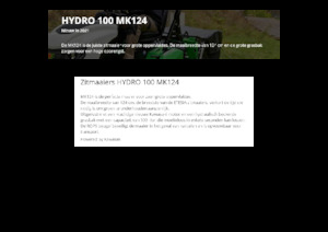 Samohodne kosilice za travnjake i vrtni traktori Etesia HYDRO 100 MK124