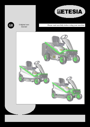 Samohodne kosilice za travnjake i vrtni traktori Etesia HYDRO 80 MKHPF