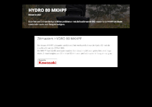 Samohodne kosilice za travnjake i vrtni traktori Etesia HYDRO 80 MKHPF