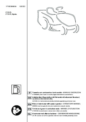 Samohodne kosilice za travnjake i vrtni traktori Mountfield MTF 72H