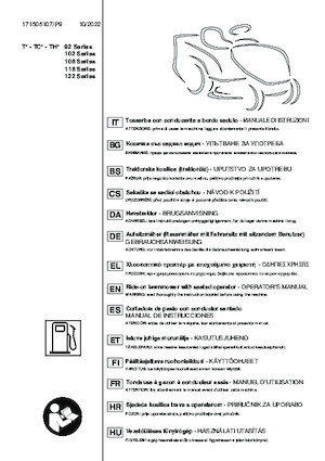 Samohodne kosilice za travnjake i vrtni traktori Mountfield MTF 92H Twin