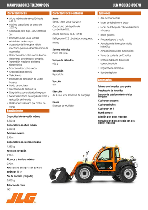 Teleskopski utovarivači JLG 3507 H