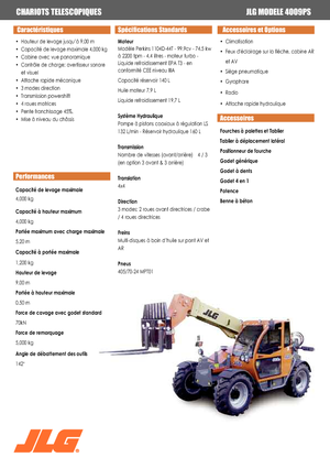 Teleskopski utovarivači JLG 4009 PS