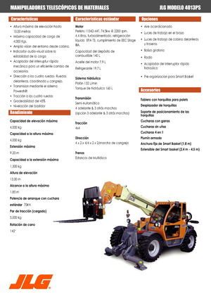 Teleskopski utovarivači JLG 4013 PS