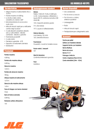 Teleskopski utovarivači JLG 4017 PS
