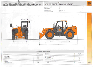 Teleskopski utovarivači JCB 540-70