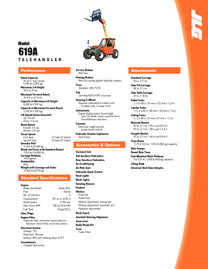 Teleskopski utovarivači JLG 619 A