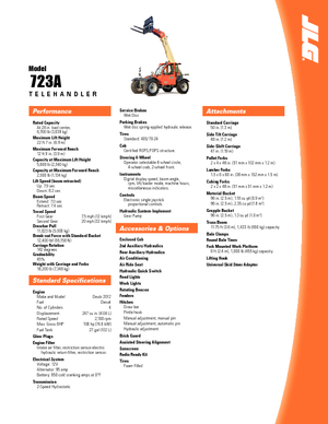 Teleskopski utovarivači JLG 723 A