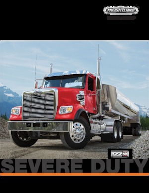 Krute šasije Freightliner 122SD 58 Raised Roof Cummins X15