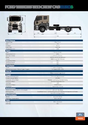 Krute šasije Ford 1833 crew cab