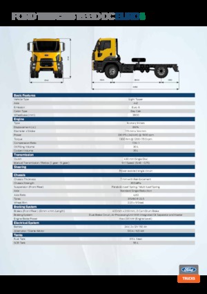 Krute šasije Ford 1833D DC