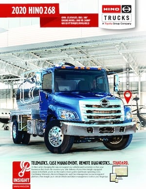 Krute šasije Hino 2020 HINO 268 4x2