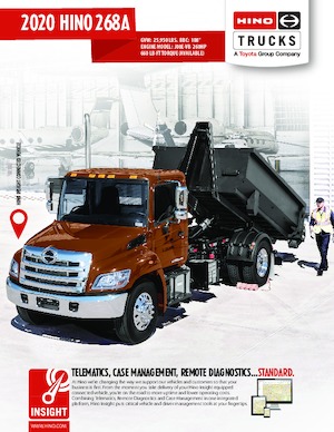 Krute šasije Hino 2020 HINO 268A 4x2