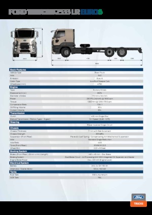 Krute šasije Ford 2533 LR Lowliner