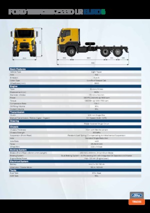 Krute šasije Ford 2533D LR