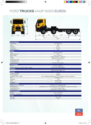 Krute šasije Ford 4142P 6000