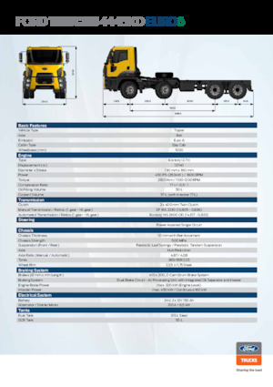 Krute šasije Ford 4445 XD