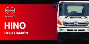 Krute šasije Hino 500 GH8J CAMIÓN CARGO 4x2