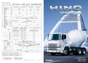 Krute šasije Hino 700 FS 1EVSA-GAD 6x4