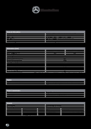 Krute šasije Mercedes-Benz Actros 1824 L 4x2