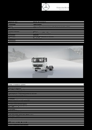 Krute šasije Mercedes-Benz Atego 1530 K 4x2