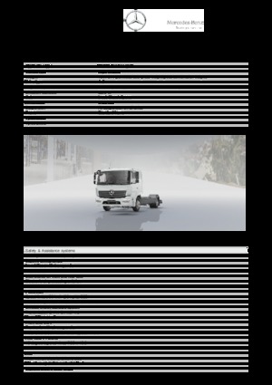 Krute šasije Mercedes-Benz Atego 1530 L 4x2