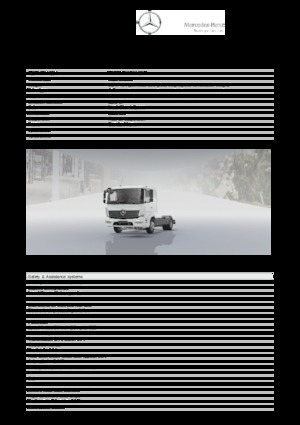 Krute šasije Mercedes-Benz Atego 716 L 4x2