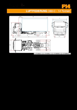 Krute šasije Isuzu F14N Q