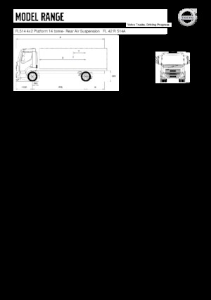 Krute šasije Volvo Trucks FL514 4x2 Platform