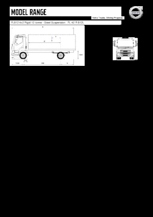Krute šasije Volvo Trucks FL812 4x2