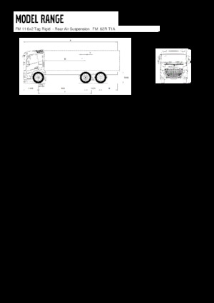 Krute šasije Volvo Trucks FM11.330 6x2 Tag Rigid