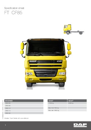 Tegljači - tegljačke jedinice DAF CF 85.360 FT