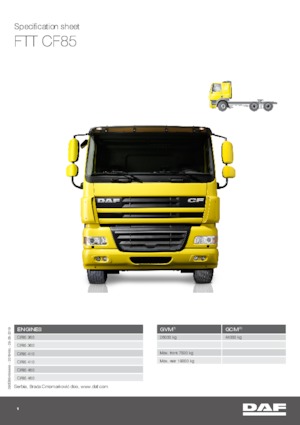 Tegljači - tegljačke jedinice DAF CF 85.360 FTT