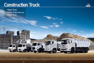 Krute šasije Hyundai Commercial Vehicles HD370 8x4 15m3 D6CA3H