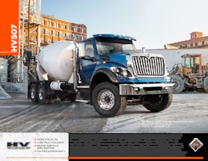 Krute šasije International HV507 107 Regular Cab Cummins B6.7