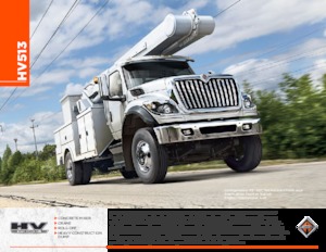 Krute šasije International HV513 113 Regular Cab International A26