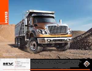 Krute šasije International HV613 113 Regular Cab International A26