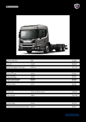 Krute šasije Scania L 280 B6x4NB