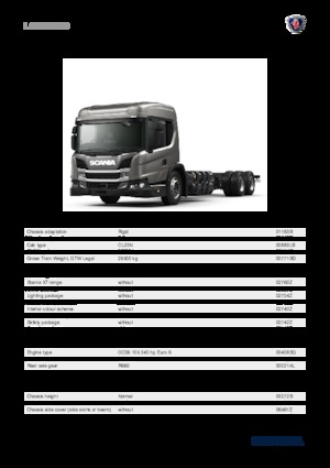 Krute šasije Scania L 340 B6x2NB