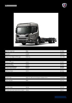 Krute šasije Scania L 360 B6x2*4NB