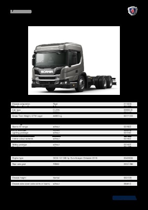 Krute šasije Scania L 360 B6x4NB
