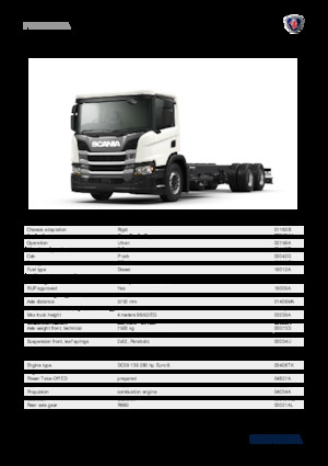 Krute šasije Scania P 280 B6x2NA