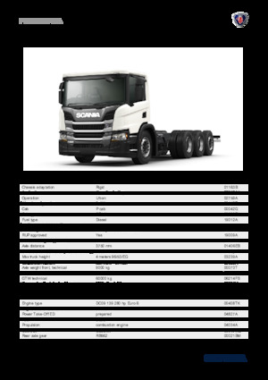 Krute šasije Scania P 280 B8x4*4NA