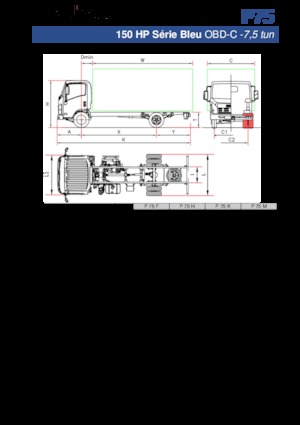 Krute šasije Isuzu P75 M