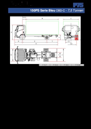 Krute šasije Isuzu P75 H