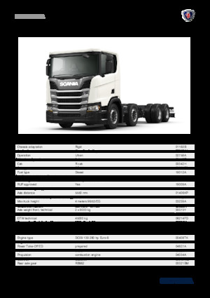 Krute šasije Scania R 280 B8x4NA
