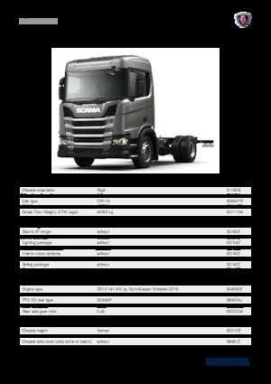 Krute šasije Scania R 410 B4x2NZ